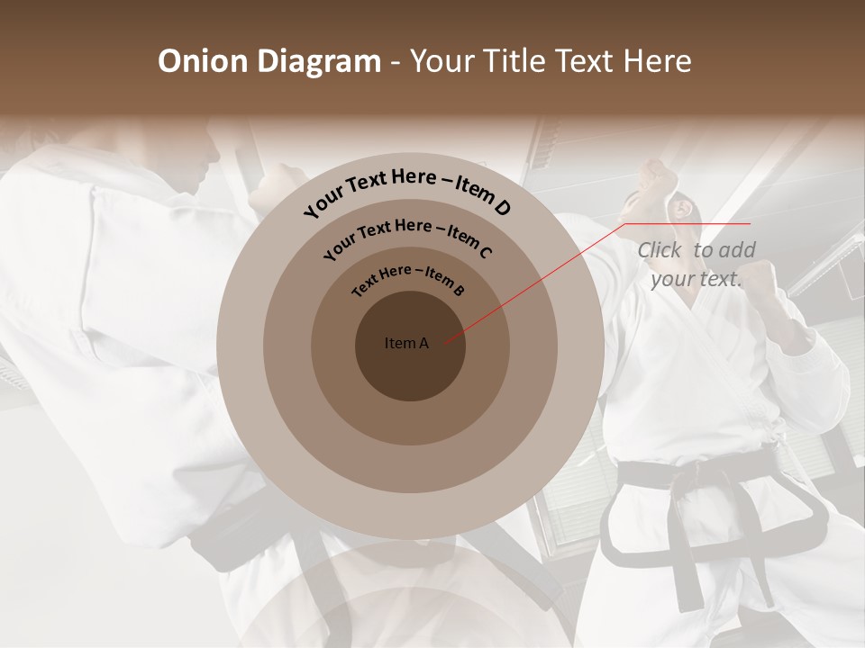 Exercise Foot Karate PowerPoint Template