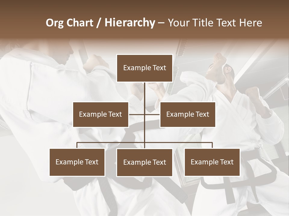 Exercise Foot Karate PowerPoint Template