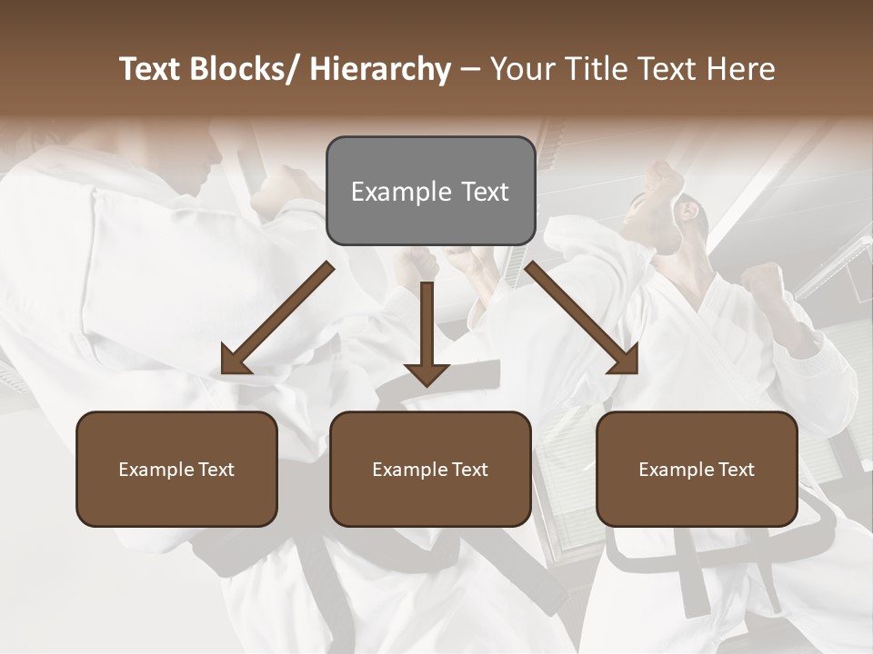 Exercise Foot Karate PowerPoint Template