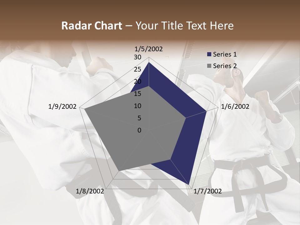 Exercise Foot Karate PowerPoint Template