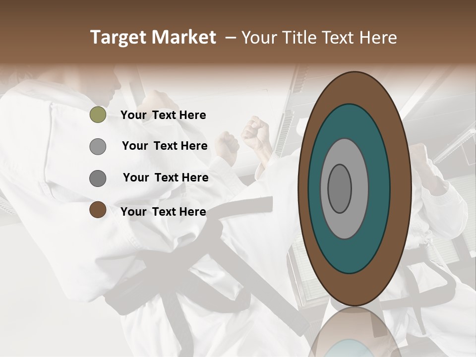 Exercise Foot Karate PowerPoint Template