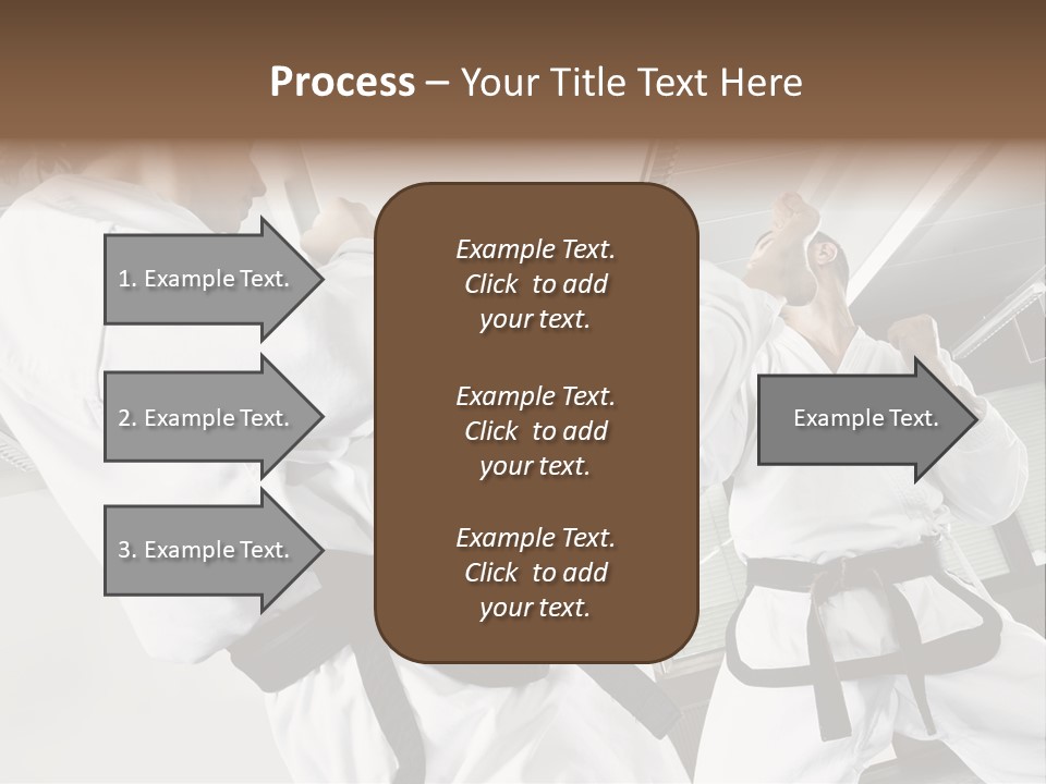 Exercise Foot Karate PowerPoint Template