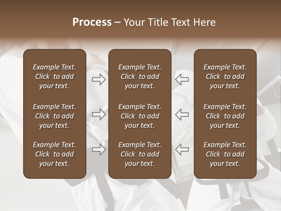 Exercise Foot Karate PowerPoint Template
