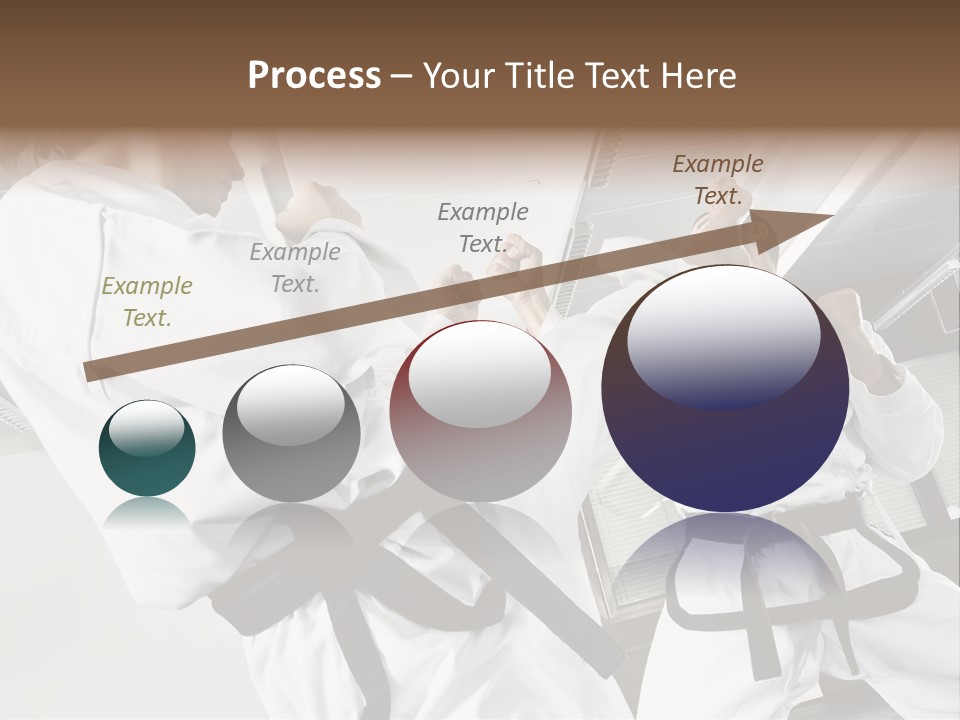 Exercise Foot Karate PowerPoint Template