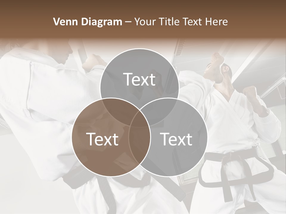 Exercise Foot Karate PowerPoint Template