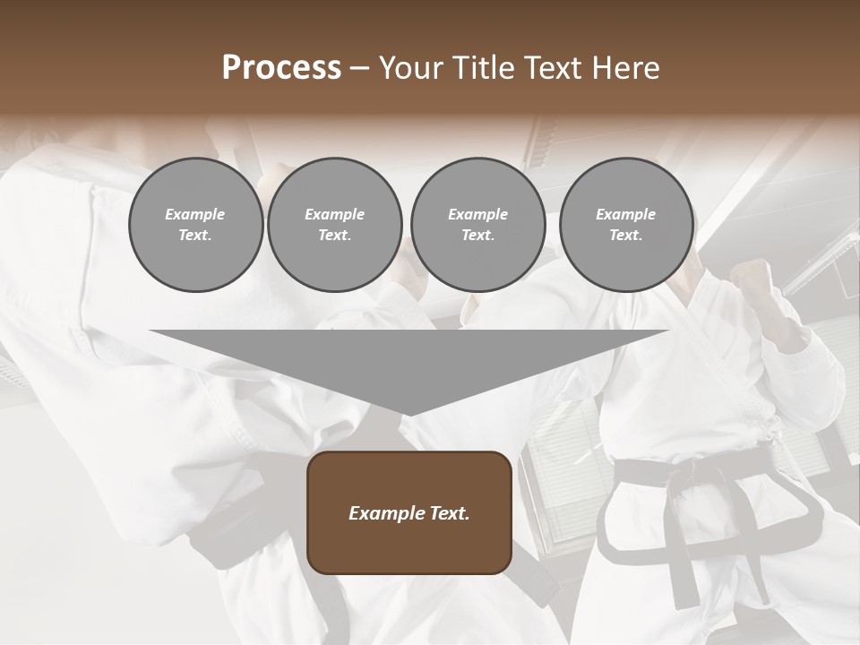 Exercise Foot Karate PowerPoint Template