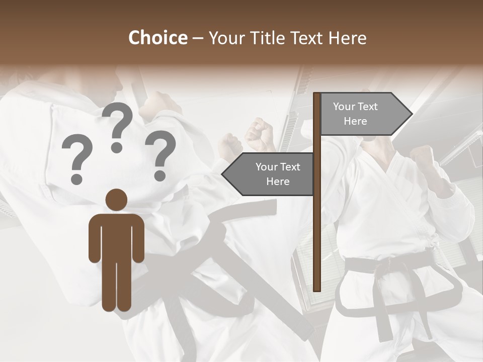 Exercise Foot Karate PowerPoint Template