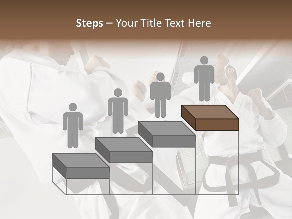 Exercise Foot Karate PowerPoint Template