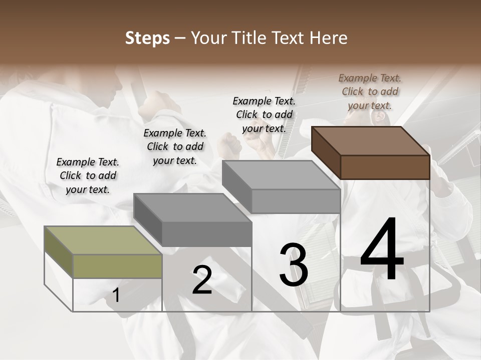 Exercise Foot Karate PowerPoint Template