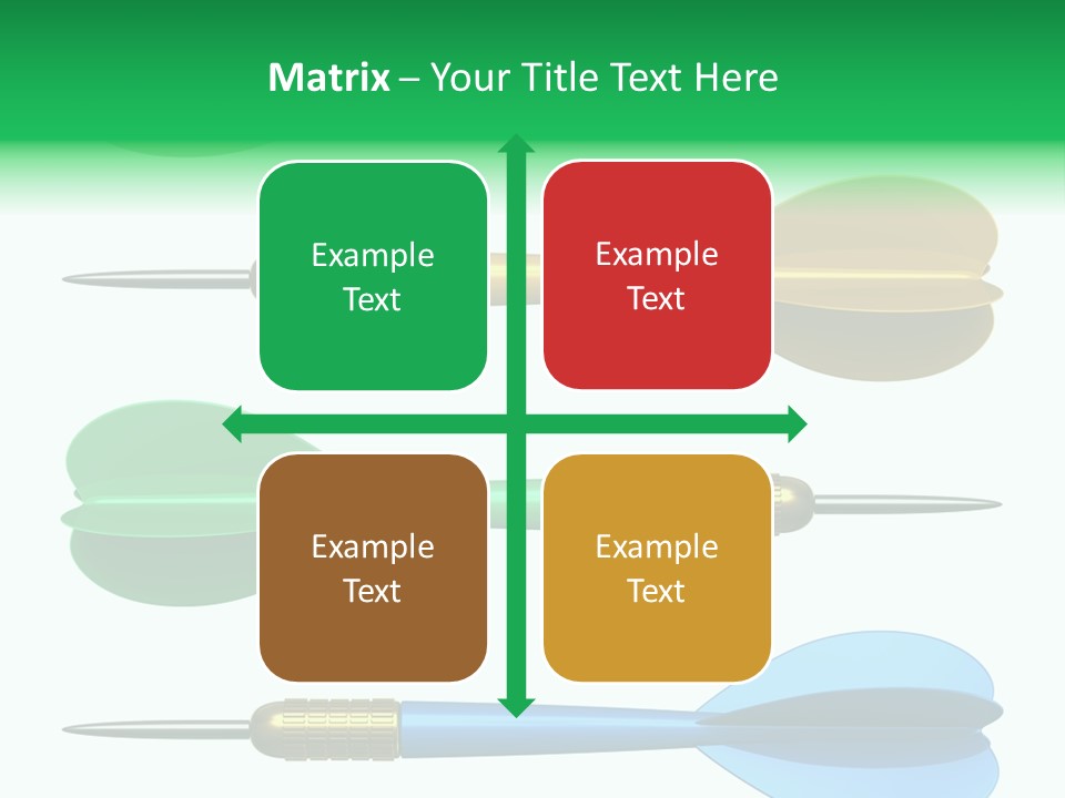 Challenge White Center PowerPoint Template