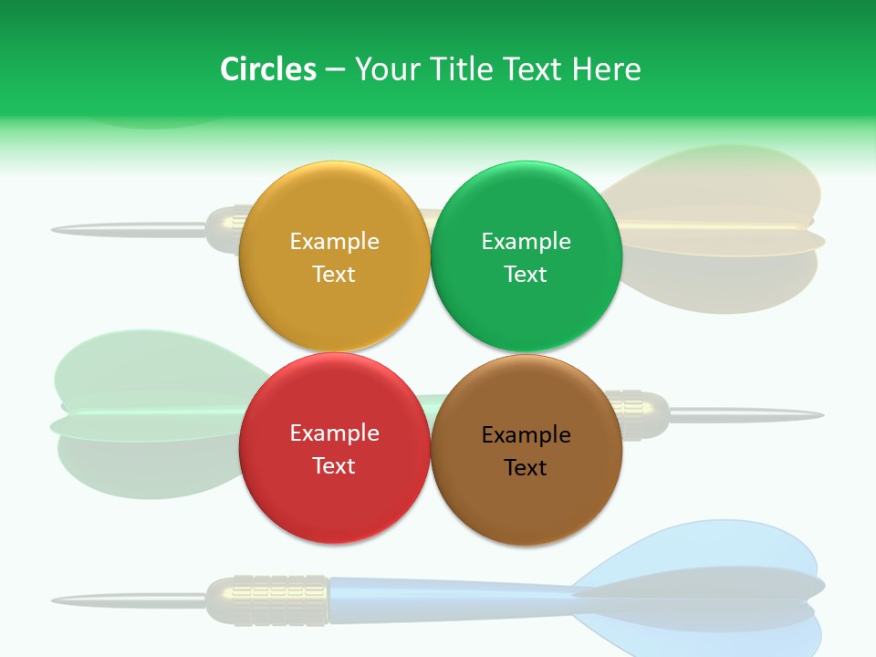 Challenge White Center PowerPoint Template