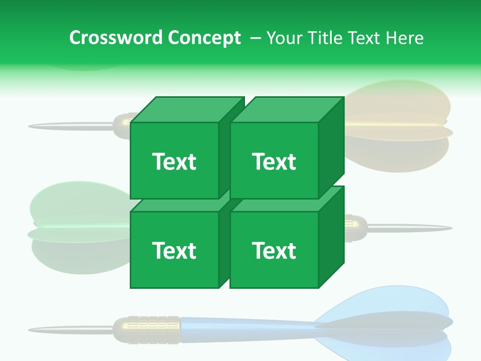 Challenge White Center PowerPoint Template