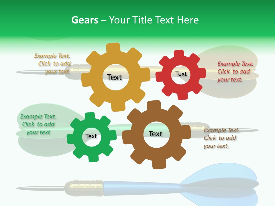 Challenge White Center PowerPoint Template