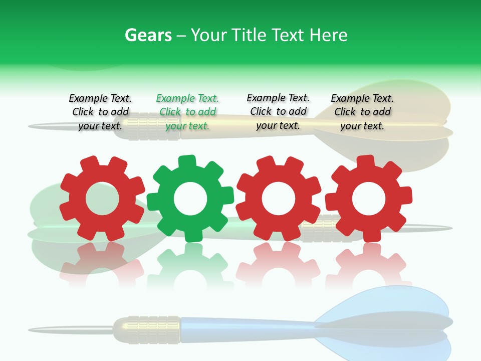 Challenge White Center PowerPoint Template