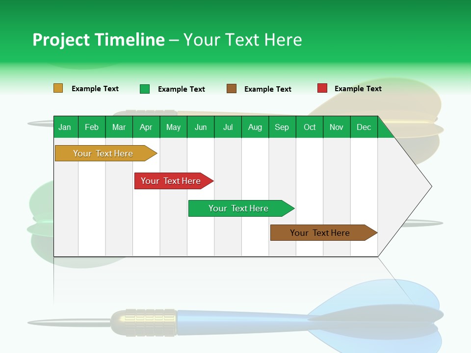 Challenge White Center PowerPoint Template