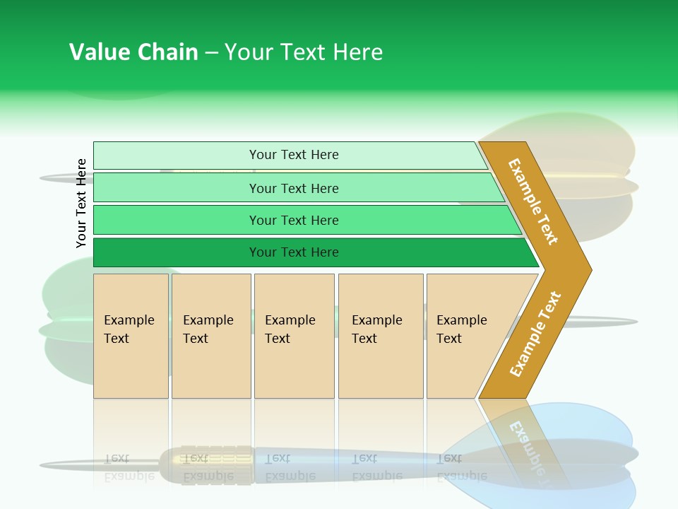 Challenge White Center PowerPoint Template