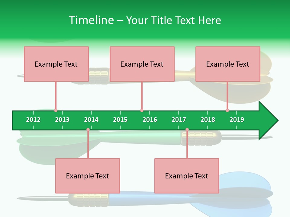 Challenge White Center PowerPoint Template