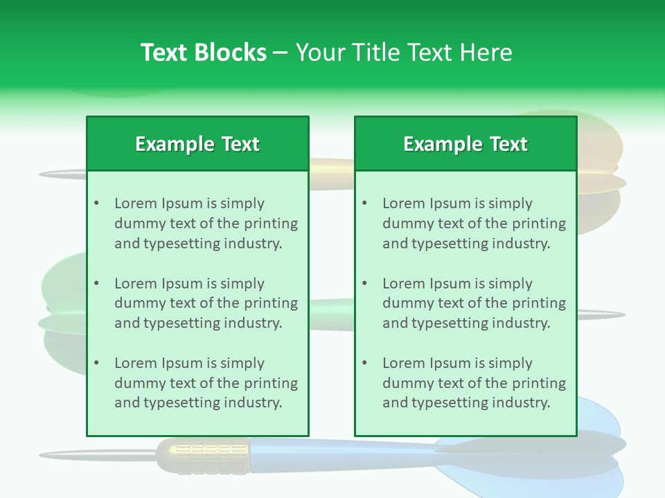 Challenge White Center PowerPoint Template