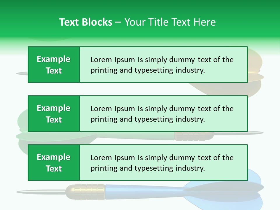 Challenge White Center PowerPoint Template