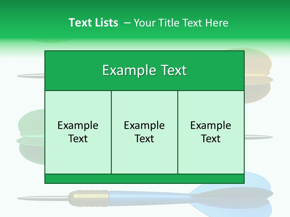 Challenge White Center PowerPoint Template