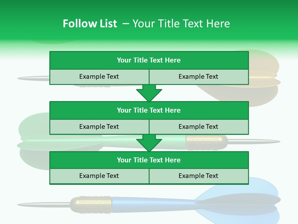 Challenge White Center PowerPoint Template
