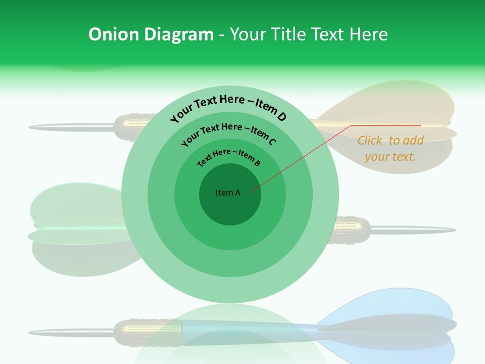 Challenge White Center PowerPoint Template