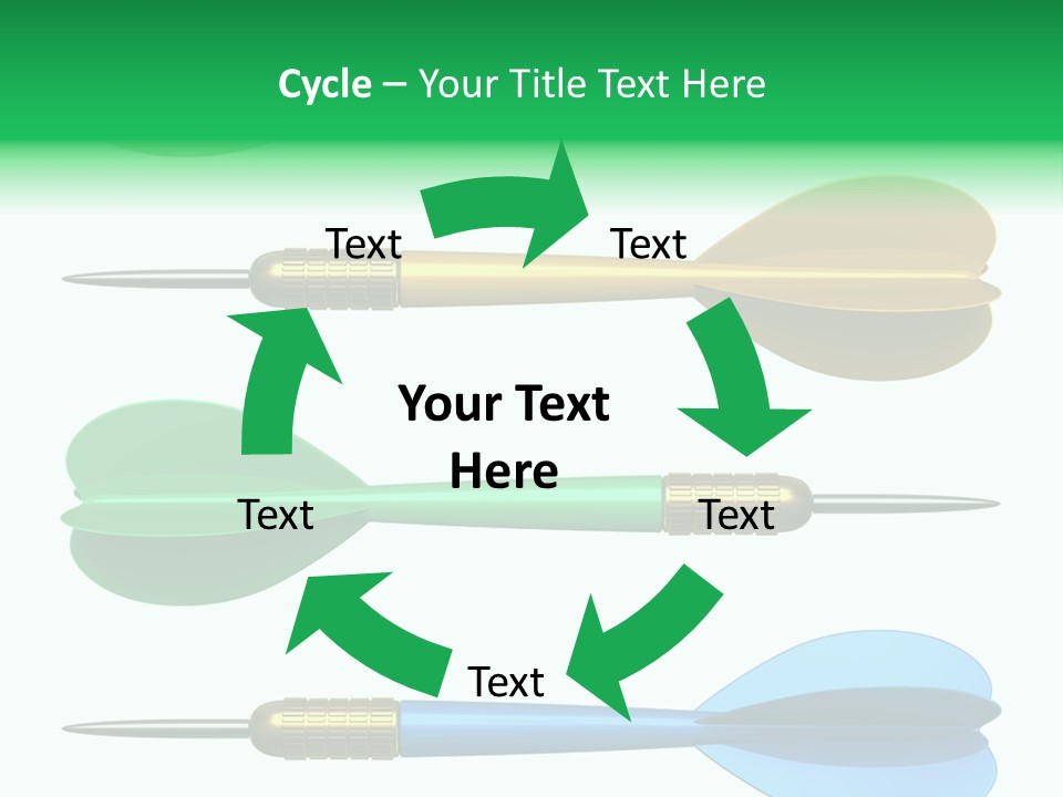 Challenge White Center PowerPoint Template