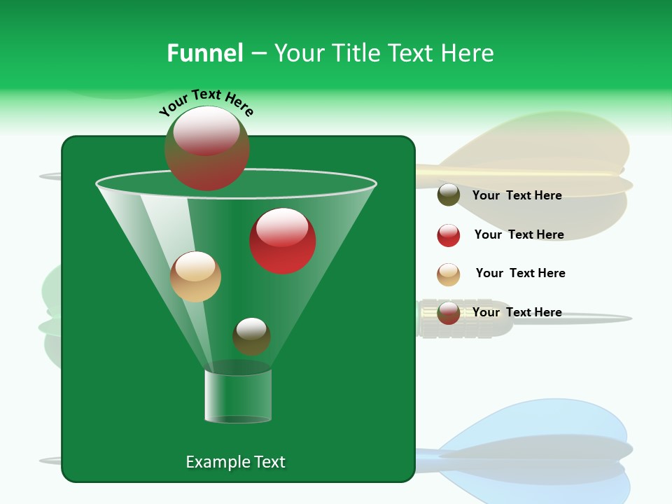 Challenge White Center PowerPoint Template