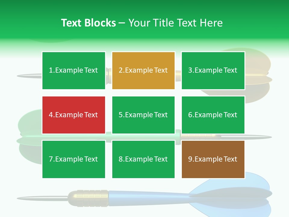 Challenge White Center PowerPoint Template