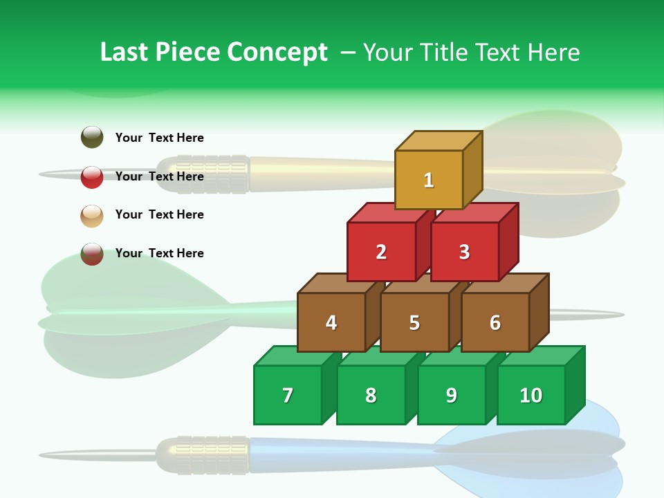 Challenge White Center PowerPoint Template