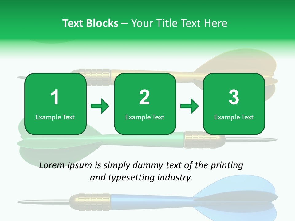 Challenge White Center PowerPoint Template
