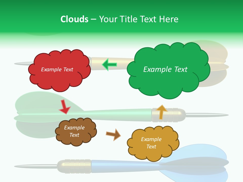 Challenge White Center PowerPoint Template