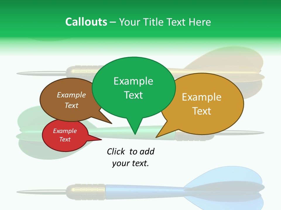 Challenge White Center PowerPoint Template