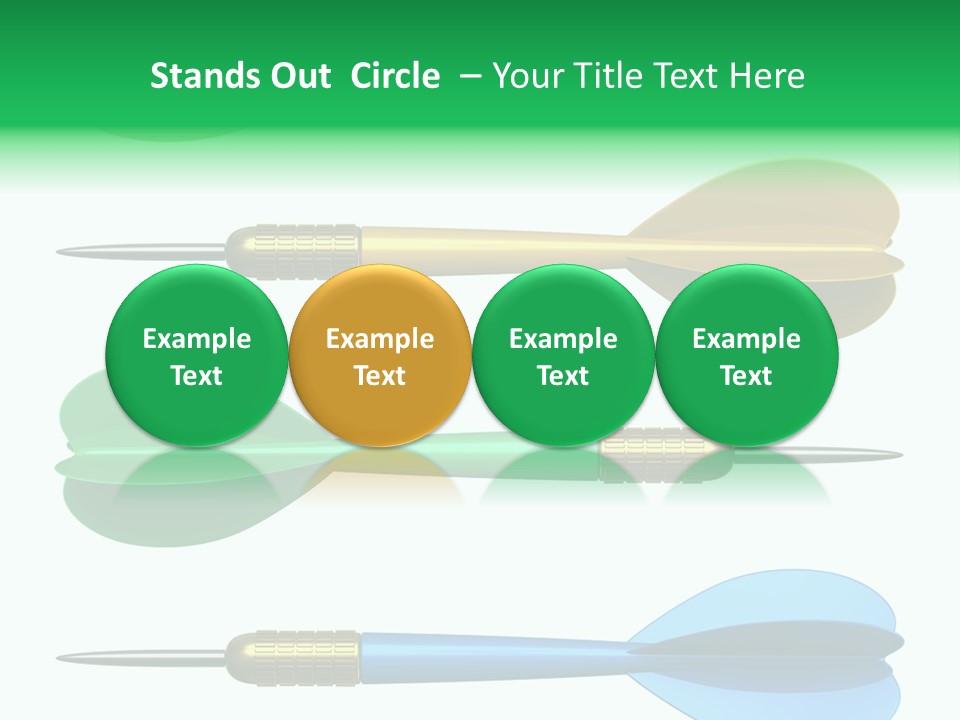 Challenge White Center PowerPoint Template