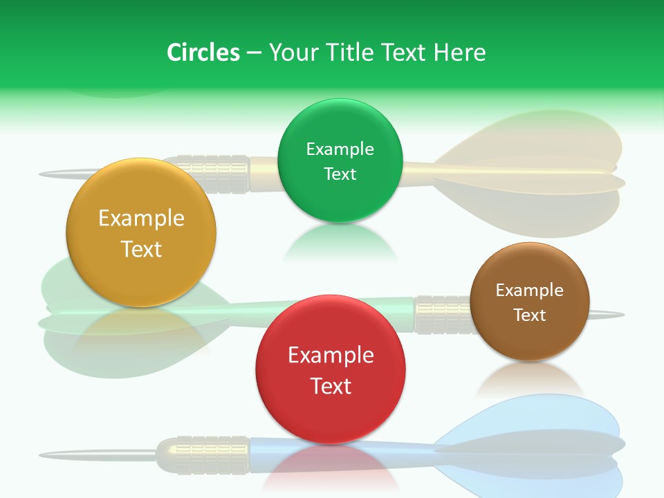 Challenge White Center PowerPoint Template