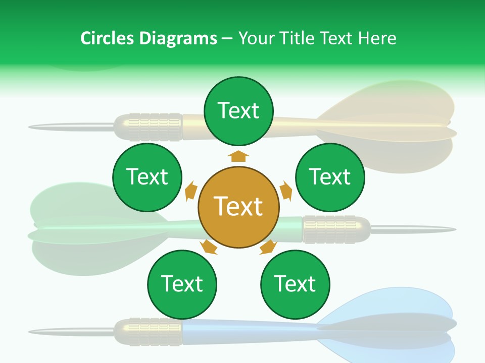 Challenge White Center PowerPoint Template