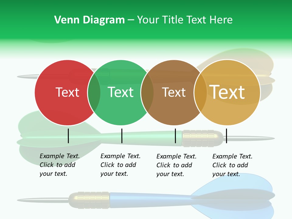 Challenge White Center PowerPoint Template