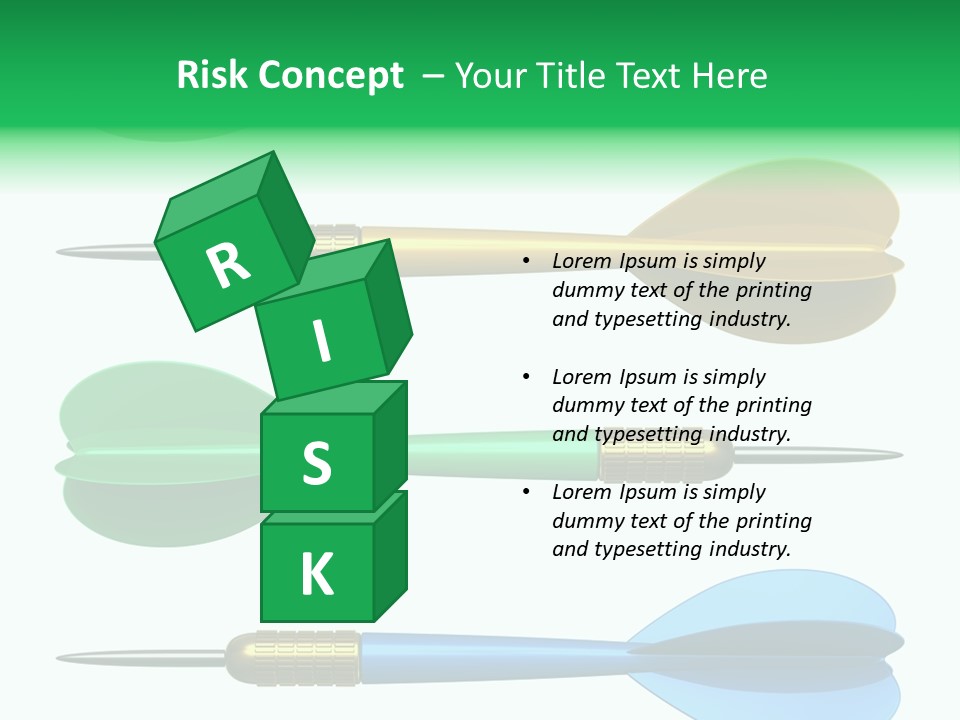 Challenge White Center PowerPoint Template