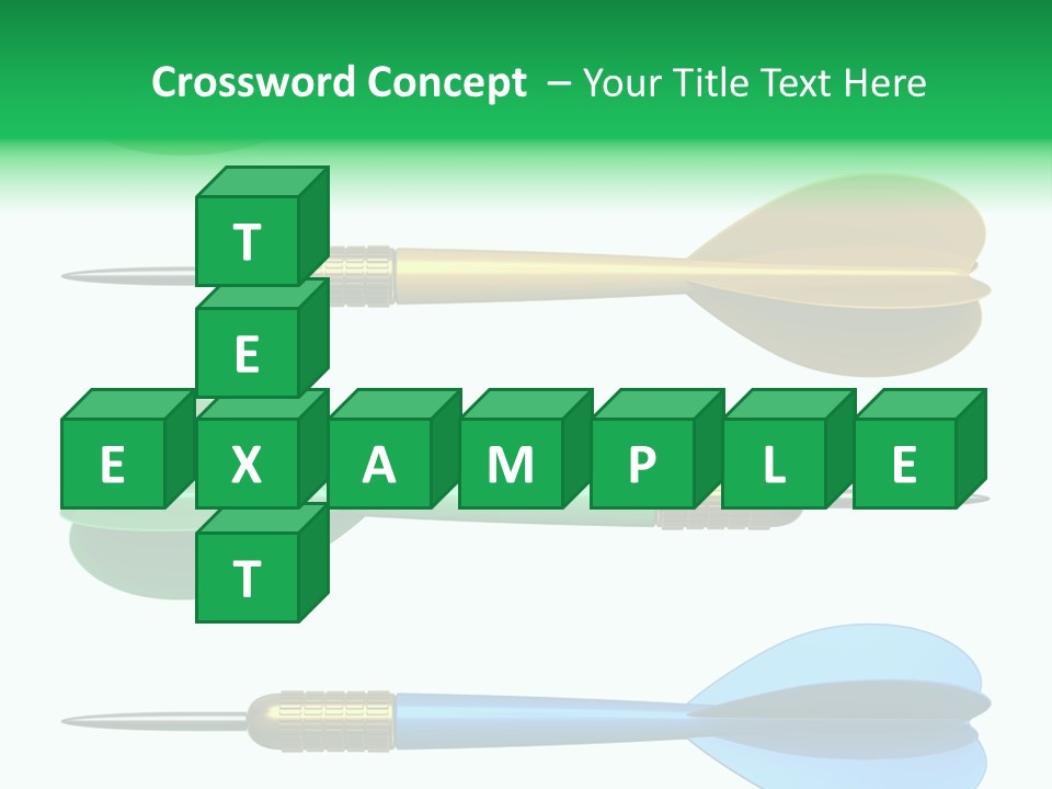 Challenge White Center PowerPoint Template