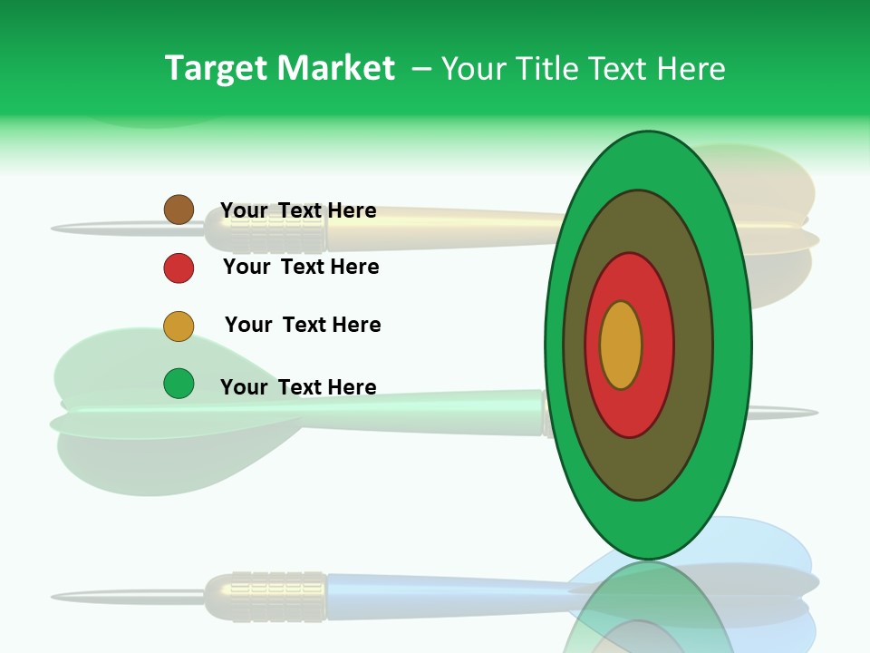 Challenge White Center PowerPoint Template