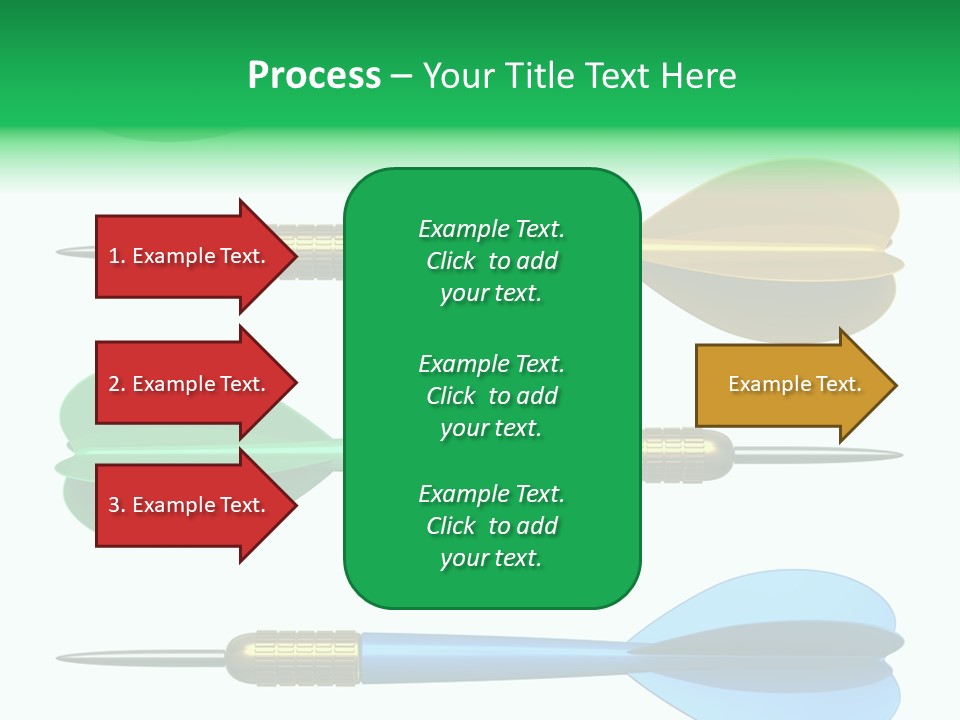 Challenge White Center PowerPoint Template