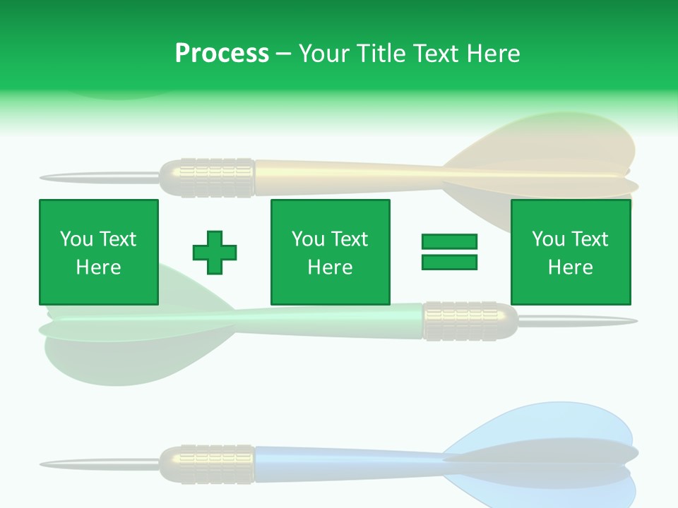 Challenge White Center PowerPoint Template