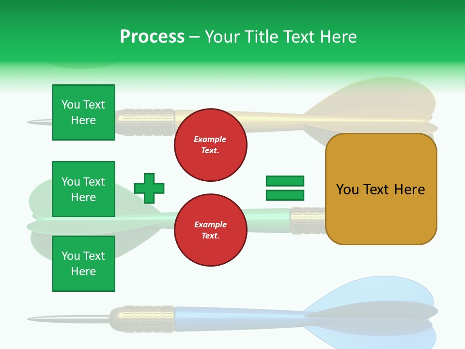 Challenge White Center PowerPoint Template