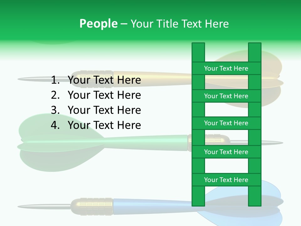 Challenge White Center PowerPoint Template