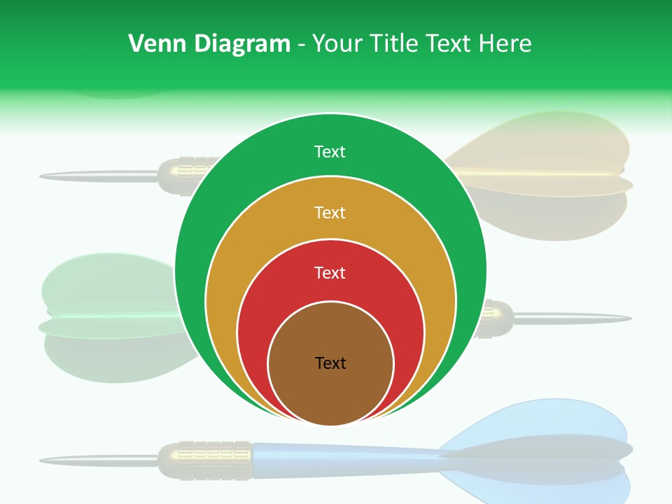 Challenge White Center PowerPoint Template