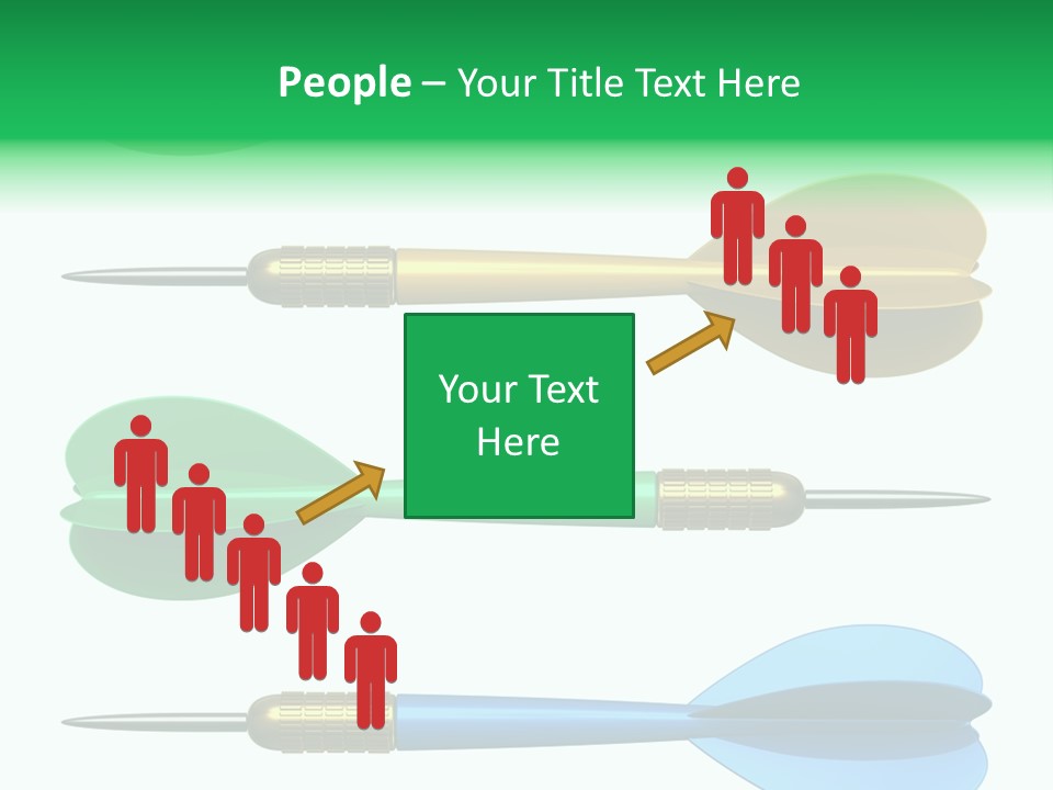 Challenge White Center PowerPoint Template