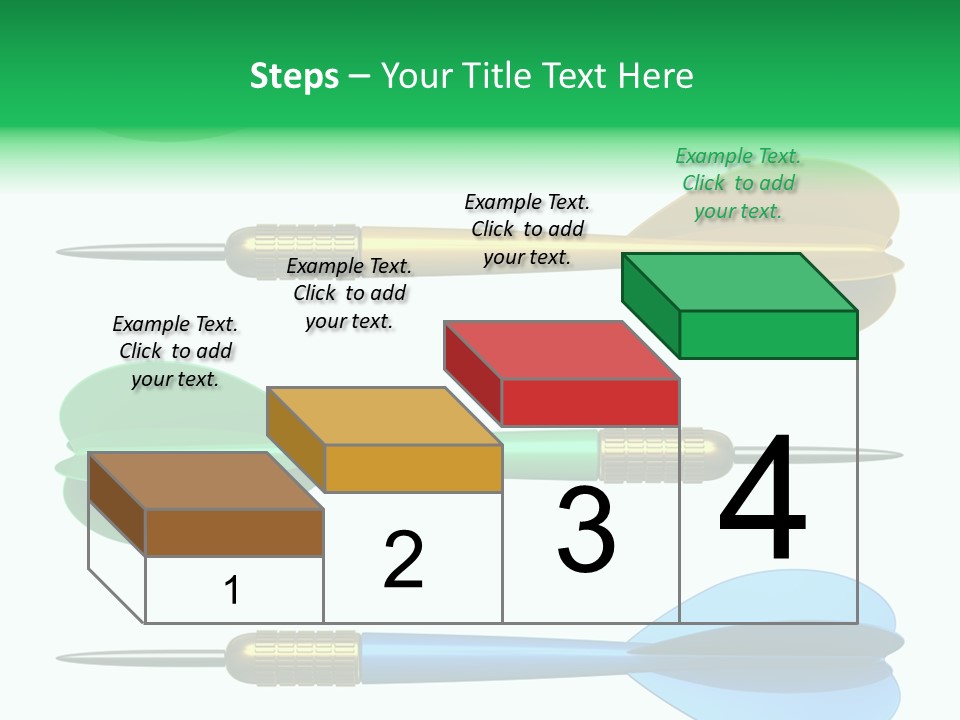 Challenge White Center PowerPoint Template