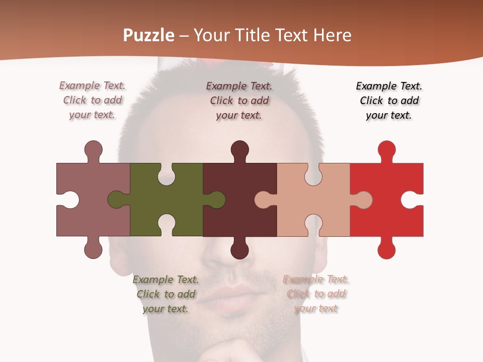 Give Shirt Red PowerPoint Template