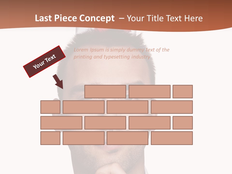 Give Shirt Red PowerPoint Template