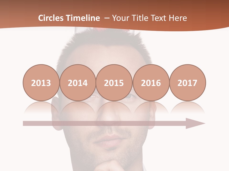 Give Shirt Red PowerPoint Template